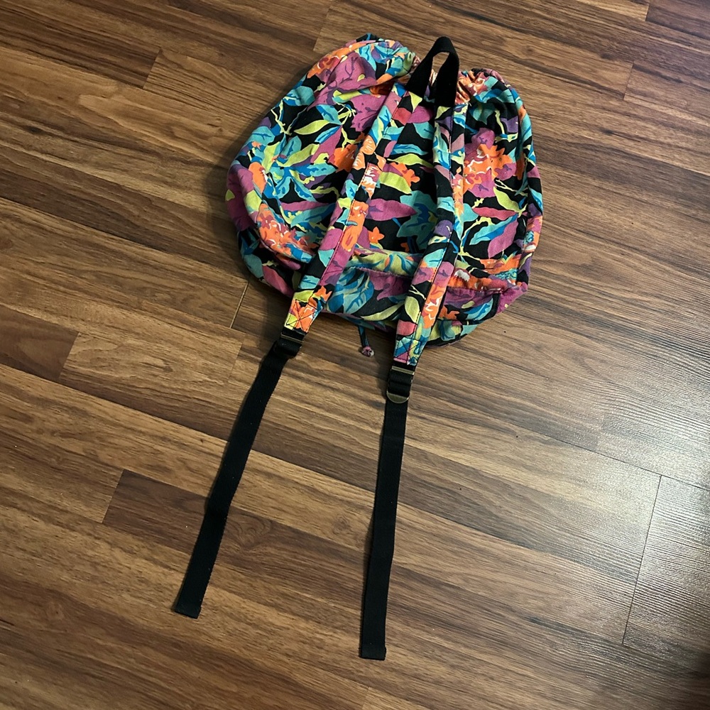 VTG Roxy Colorful Floral BackPack - Picture 12 of 13